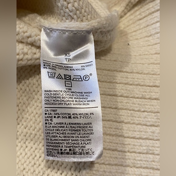 Banana Republic Quarter Zip Sweater - Picture 7 of 7